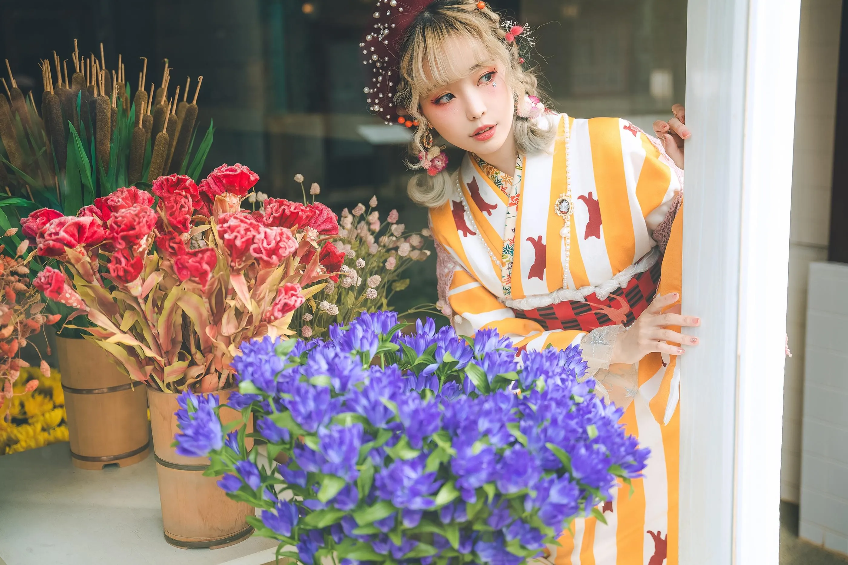 ElyEE子 – NO.90 [2020 Ely Collection] Digital photo set 10套-6 Retro Kimono II [62P]插图3